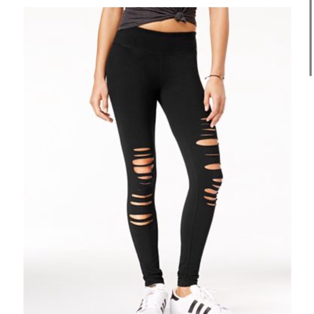 Material Girl Ripped Yoga Leggings (Macy’s)